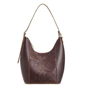 Leather Shoulder Bag Hobo Bag Top Handle Handbag Satchel Purse Rose :')